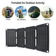 thumbnail image 3 of Cargadores De Paneles Solares Plegables, Regulador De Alta Eficiencia, Panel De Cargador Solar Monocristalino Resistente Para Viajes Al Aire Libre, 3 of 7