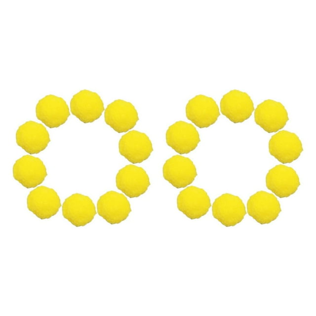 relayinert Lot de 10 Balles d'Eau pour Enfants Jeu Réutilisable Jouets pour Enfants Absorbant Interactif Rebondissant Jouet Parent-Enfant Jaune 2 Pcs