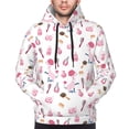 thumbnail image 4 of Hoodies for Men - Cute Poodle Dog Care Items Pink Long Sleeve Comfrt Men'S Fashion Hoodies & Sweatshirts, Sweatshirts for Men Hoodies Pullover Clothing Clothes with Pouch, 4 of 7