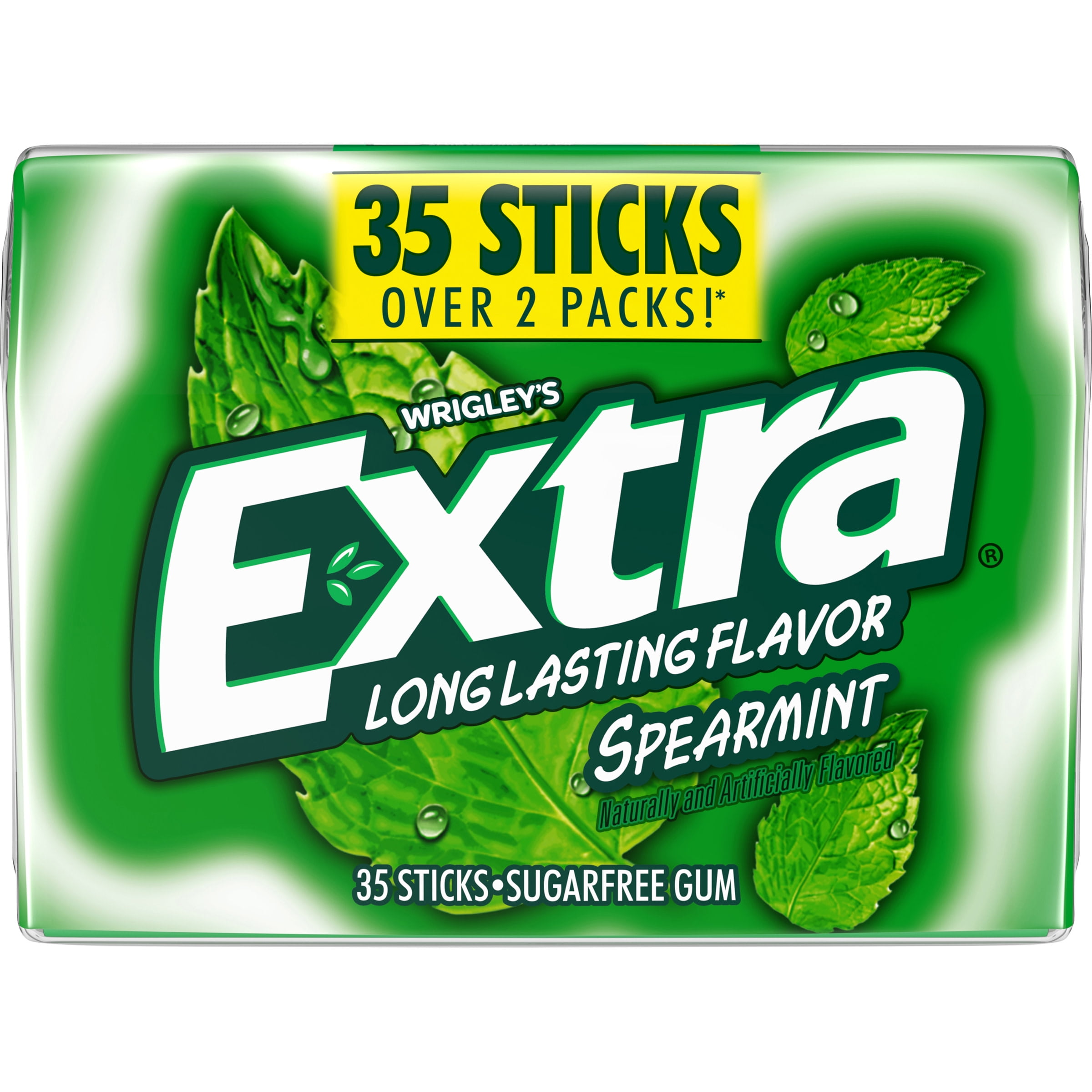 Extra Spearmint Sugar Free Chewing Gum Pack - 35 ct