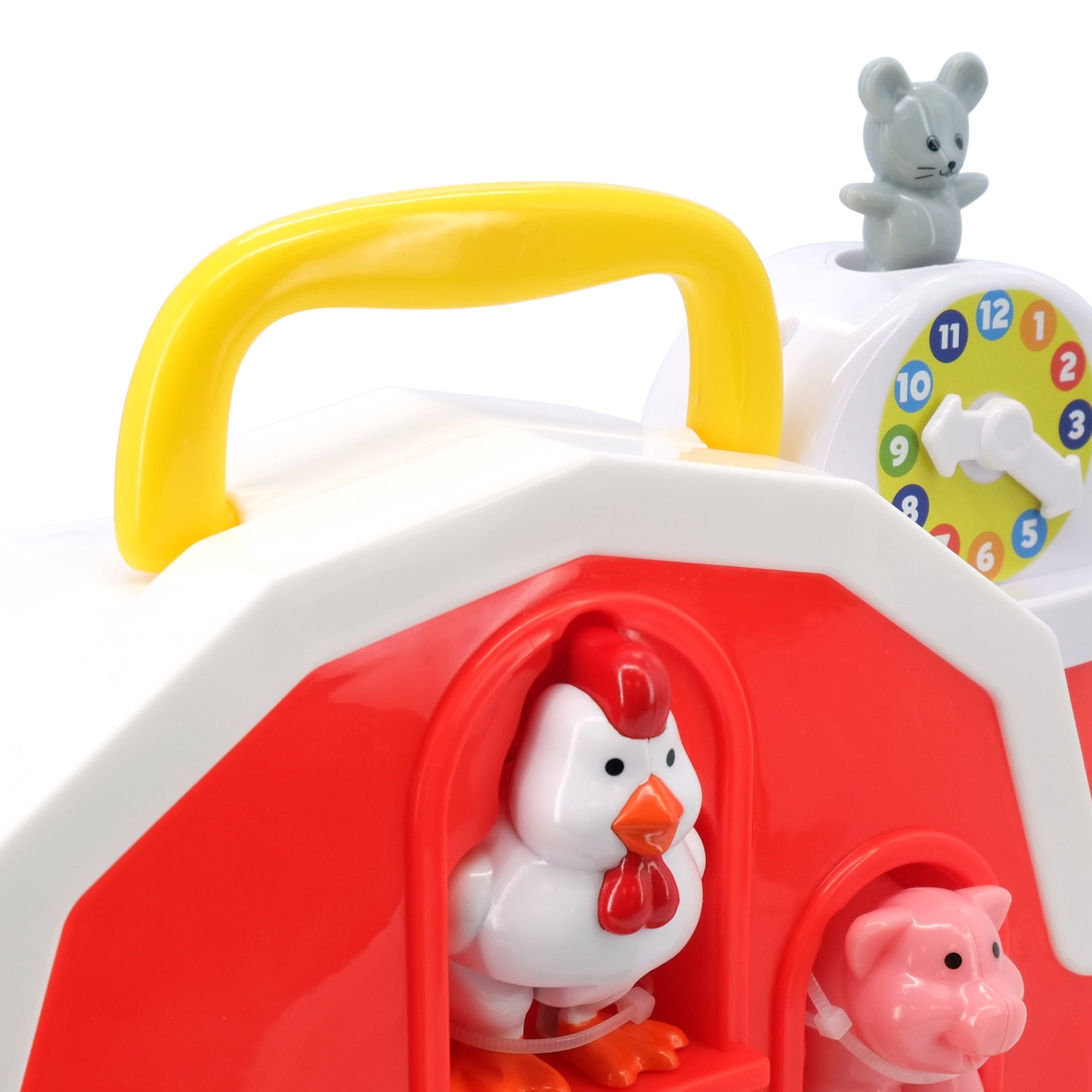 Kiddieland: Musical Fun - Farm House Playset - Interactive Red Barn Piano Toy, 5 Removable Animal Figurines, Lively Sounds Play, Kids-Toddler 12mo+