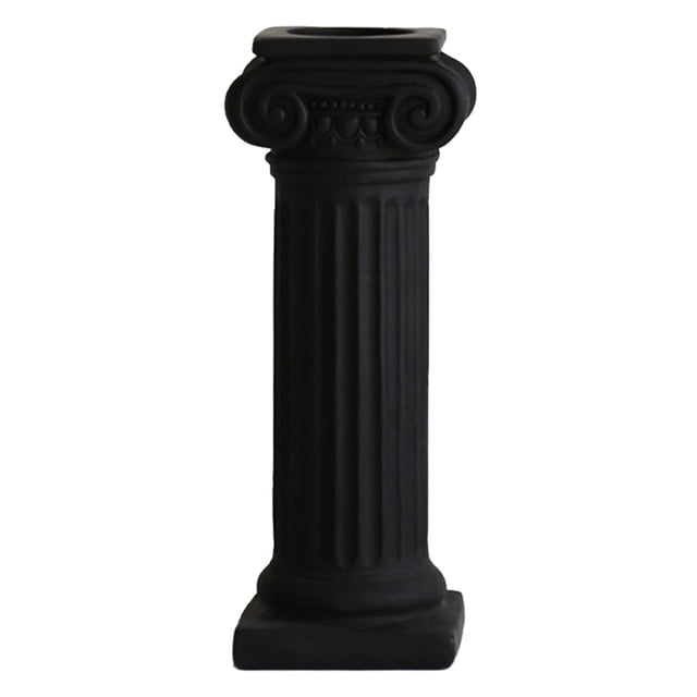 Candelabro para mesa de boda, accesorio para fotografía Negro l