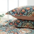 thumbnail image 2 of Bohemian Paisley Juego de Funda Nórdica Boho Chic Acuarela Medallón 400TC Egipcio, 2 of 7