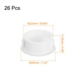 thumbnail image 2 of 26Pack 22mm(55/64") Plastic Hole Plugs Panel Flush Type Knockout Locking Plugs, White, 2 of 6