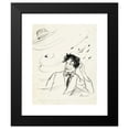 thumbnail image 2 of Anny Leusink 15x18 Black Modern Framed Museum Art Print Titled - Father's Hat is Torn by a Gust of Wind (1926), 2 of 5