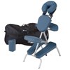 EARTHLITE Vortex Portable Massage Chair Package - Portable, Compact, Strong and Lightweight (15lb) incl. Carry Case, Sternum Pad & Strap