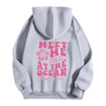thumbnail image 4 of QUINDOS Women's Hoodies and Sweatshirts Letter Plus Size Womens Sweatshirts and Hoodies Casual Graphic Long Sleeve Crew Neck Pullover Tops, 4 of 4