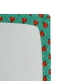 thumbnail image 3 of Ambesonne Modern Fitted Sheet, Ladybugs Tiny Stars, Twin XL Size, Teal Red Black, 3 of 3