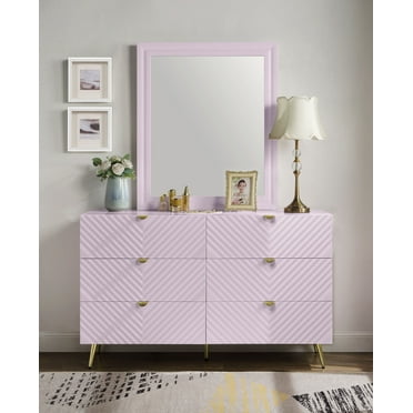 ACME Gaines Dresser, Pink High Gloss Finish