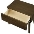 thumbnail image 5 of Modern Contemporary Urban Design Bedroom Living Room Nightstand End Table, Wood, Brown, 5 of 6