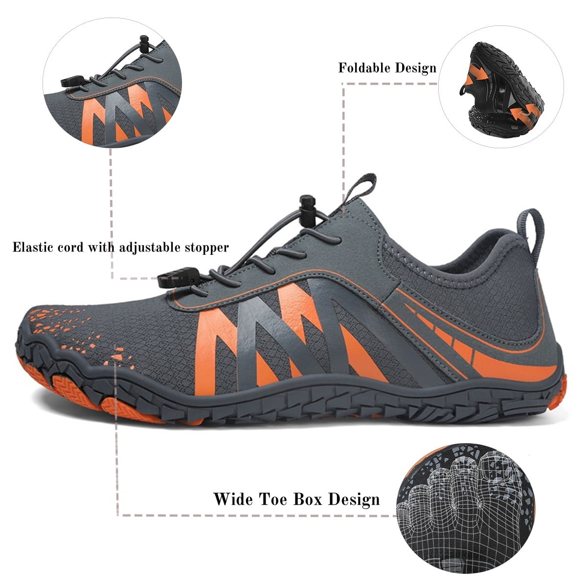 COM STAR Men Quick Dry Lightweight Aqua Shoes Women Breathable Swim Shoes Unisex Barefoot Water Shoes for for Beach, Pool, Hiking, Boating, Surfing & Outdoor