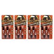 Gorilla Glue 3g Minis Original 4 Tubes Strong Waterproof Brown Dries Tan 4 Packs