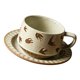 thumbnail image 4 of Taza de café taza de té, 300 ml con asas, regalo de cumpleaños, adorno de diseño de golondrina de gran capacidad con bandeja para el hogar, café, bar,, 4 of 8