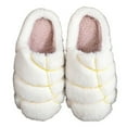 thumbnail image 3 of FUZHIQ Womens Mens Cute Flowers Slippers Soft Memory Foam Fuzzy Warm Bedroom House Shoe Plush Warm with Non-Slip Sole Cute Indoor Home Shoes Cozy, 3 of 3