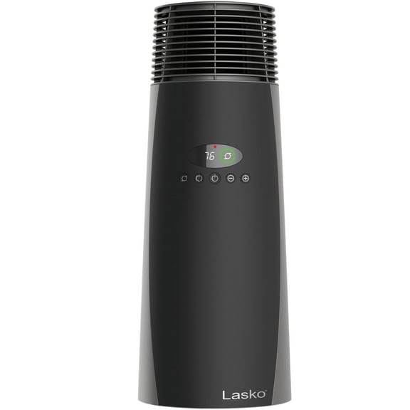 Lasko 22" 1500W Full-Circle Warmth Ceramic Tower Space Heater with Remote, Black, CT22360, New