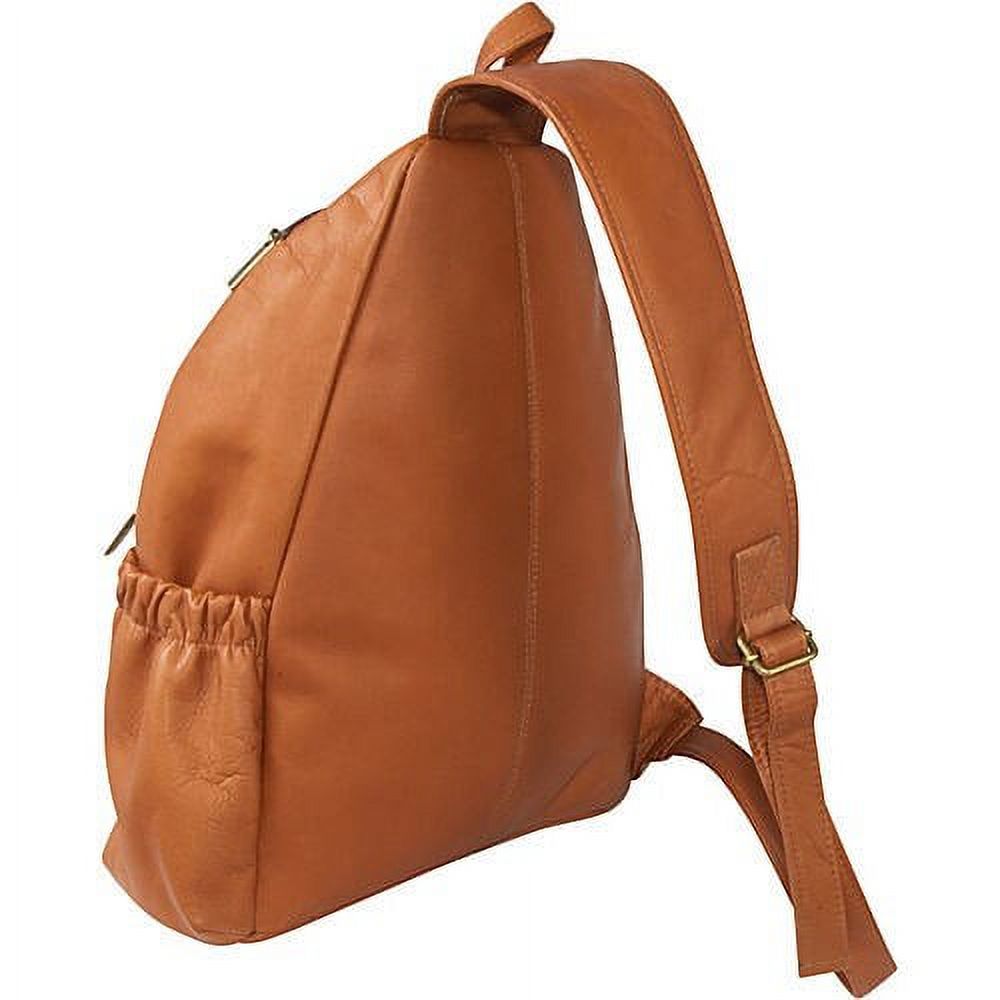 Le Donne Leather Two Zip Sling Pack LD-2012 - image 4 of 5