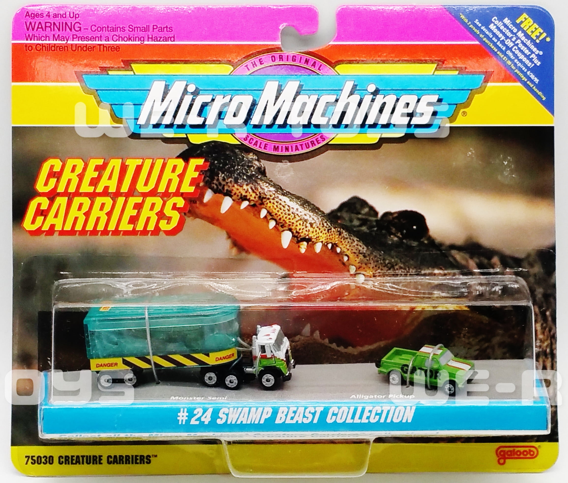 Micro Machines Creature Carriers 24 Swamp Beast Collection Galoob 1993