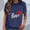 W-Navy, variant on Valentine'S Day Womens Tshirt Short Sleeve T Shirt Spring Summer Heart Pattern Loose Crewneck Top Leisure Daily Wear L Wine