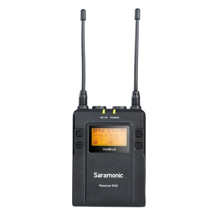 UPC: 6971008020236 | UwMic9 RX9 Dual-Channel UHF Portable Camera-Mountable Wireless Receiver