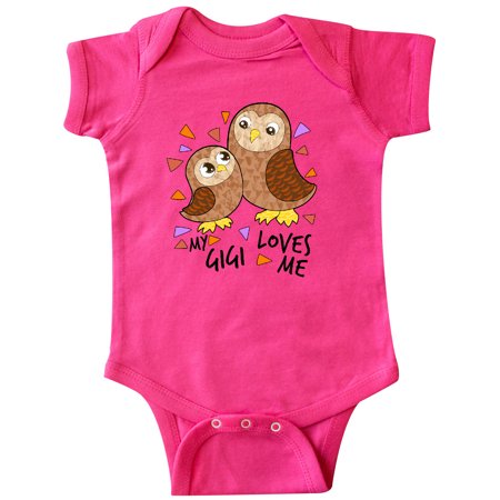 

Inktastic My Gigi Loves Me- cute owl family Gift Baby Boy or Baby Girl Bodysuit
