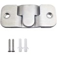 thumbnail image 1 of 10 pares de ganchos para marcos de fotos, soporte de montaje empotrado para muebles, colgador de cuadros de metal resistente para montaje en pared para sujetar cuadros, imágenes o espejos., 1 of 5