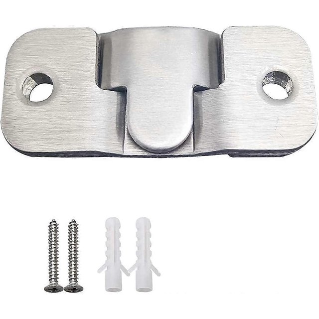 10 pares de ganchos para marcos de fotos, soporte de montaje empotrado para muebles, colgador de cuadros de metal resistente para montaje en pared para sujetar cuadros, imágenes o espejos.