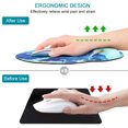 thumbnail image 3 of Ergonomic with Wrist Support, Cute s with Non-Slip Base Gel Wrist Rest, Easy-Typing and Pain Relief for Gaming Computer Laptop Office (Cute Music Elephant), 3 of 7