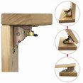 thumbnail image 1 of 4-Pack Heavy-Duty Folding Hinges with Self-Locking Feature for Tables and Furniture Projects, 1 of 4