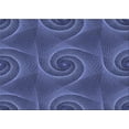 thumbnail image 1 of Ahgly Company Indoor Rectangle Patterned Blue Whale Blue Area Rugs, 6' x 9', 1 of 6