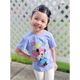 thumbnail image 3 of Camiseta Disney Minnie Mouse para cumpleañeros para niña de 6 a 7 años, color morado, 3 of 8