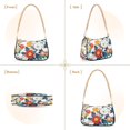 thumbnail image 7 of FORMRS Womens Shoulder Bag with Chain Strap Clutch Purse Cute Tote Handbag, Colorful Flowers Pattern, 7 of 7