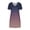 Pink, variant on Flutter Sleeve Midi Dress for Women Summer V-Neck Fit and Flare Dress with Asymmetrical Hemline and Flattering A-Line Silhouette for Modern Daily Style