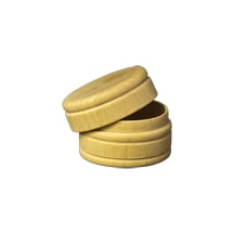 5 Pcs small Wooden Pill Boxes 1-9/16