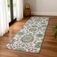 thumbnail image 6 of Addison Rugs Mayfield Premium Machine Washable Traditional Global Mint Runner Rug, 2'3" x 7'6", 6 of 6