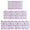 Pink Blue Butterfly, variant on Pink Blue Butterfly Pattern Kitchen Rugs Sets Of 3,Kitchen Runner Rugs Non Skid Washable,Decorative Kitchen Floor Mats for Kitchen,Sink,Laundry,17"x30" 17"x47" 17"x59"