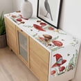 thumbnail image 4 of Gnomes Mushroom Table Runner - 90 Inch Long, Kitchen Dining Table Runner Dresser Scarves, Country Leaves Plants Butterfly Plants Farmhouse Decor for Coffee Tables Wedding Party Banquet, 4 of 8