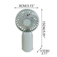thumbnail image 3 of Desktop and Handheld Small Fan USB Rechargeable Portable Fan with Three Speed Settings Powerful Wind for Indoor Outdoor Use Personal Cooling Device, 3 of 7