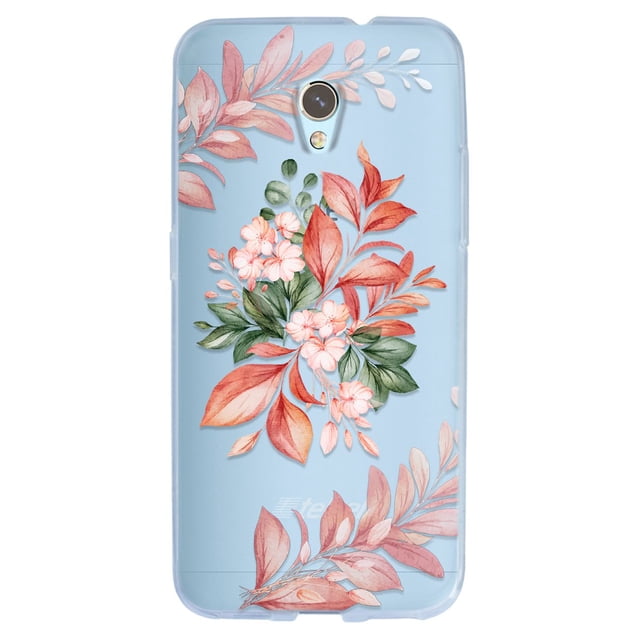 Funda para Blade V7 Flores, Uso Rudo, InstaCase Protector para Blade V7 antigolpes, case Flores