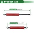 thumbnail image 4 of Unique Bargains 250mm/9.84 Pouces Vérins à Gaz 600N Ressorts à Gaz Acier au Carbone Rouge 2 Pcs Couvercle de Boîte à Outils de Voiture RV Boîte de Rangement Couvercle de Porte d'Armoire, 4 of 7