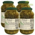 thumbnail image 2 of Roland Sliced Jalapeño Peppers in Brine, Zesty Pickled Pepper Rings, 1 Gallon (3.79L) Jug, 2 of 6