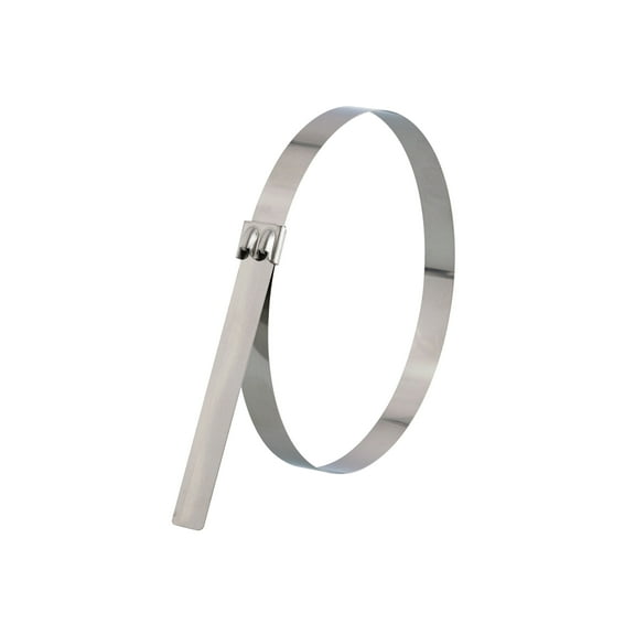 Secure Cable Ties 18 Inch Extra Heavy Duty 316 Stainless Steel Cable Tie - 100 Pack