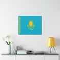 thumbnail image 6 of Kazakhstan Country Flag Canvas Vibrant Wall Art Unframed Home Decor, 6 of 13