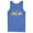 Royal Blue, variant on Men's Batman Tropical Logo Tank Top Royal Blue Large