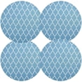 thumbnail image 2 of Coolnut Abstract Floral Round PVC Placemats 6 PCS, Non-Slip Heat Resistant Table Mat Kitchen Dining Table Plate Mat, 15.4inch216 Home Decor Gifts, 2 of 7