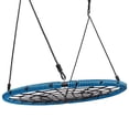 thumbnail image 7 of Spider Web Saucer Swing 40 Inch Round Swing for Kids and Adults Outdoor, High-Strength Braided Rope Base, Adjustable Hanging Straps, Supports Up to 750 lbs, Easy Installation for Backyard or Park Fun, 7 of 7