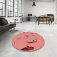 thumbnail image 3 of Ahgly Company Indoor Rectangle Patterned Grapefruit Red Area Rugs, 2' x 5', 3 of 6