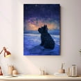 thumbnail image 4 of Starry Night Canvas Inspired Skye Terrier Dog Pet Family Friend Peace Oil Painting Art Print Poster Wall Decor, 4 of 6