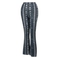 thumbnail image 4 of Gibobby Leggings Afelpados Mujer Pantalones ajustados para para mujer Leggings pierna elástica ocio pantalones para cintura para impresión ancha alta（Azul， M), 4 of 5