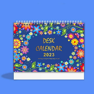 2023 Agenda Book Schedule A5 Coil Notepads Creative Flower Pattern Wedding  Planner Timetable Desk Dates Diary