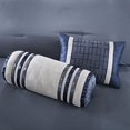 thumbnail image 3 of Genevieve Ensemble de Douillette 7 Pcs Bleu Marine Grand Lit, 3 of 4